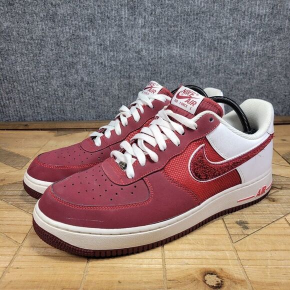 Nike Air Force 1 '82 Varsity Pack Mens Size 8.5 Hyper Team Red White 488298-606 - Picture 2 of 12